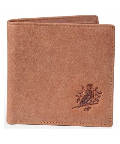 RFID Wallets Men Bifold Leather