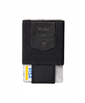 Becken Leather Elastic Minimalist Wallet