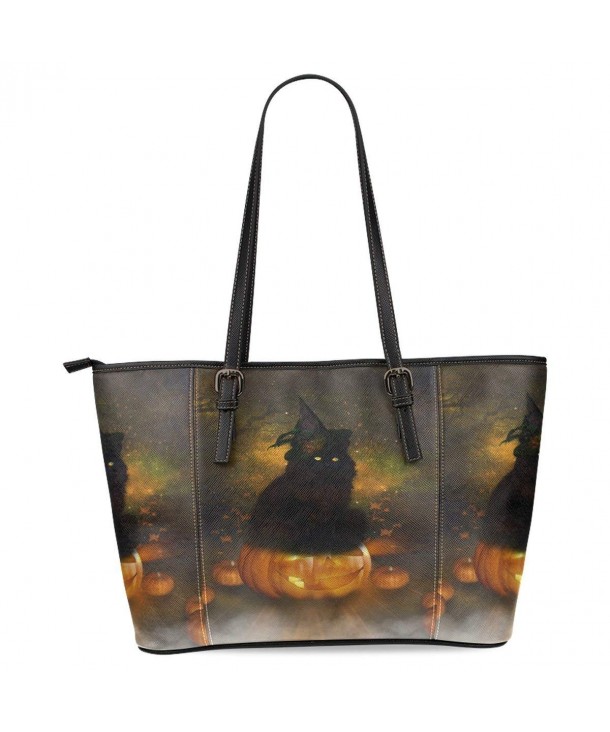 InterestPrint Halloween Leather Shoulder Handbags