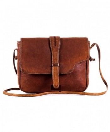 Genuine Brown Leather Square Goatter