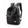 Leather Backpack College Computer Rucksack