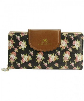 ETIAL Womens Vintage Floral Leather