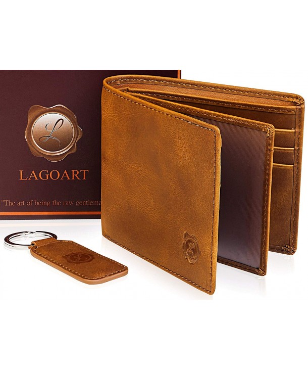 Genuine Leather Bifold Wallets Pocket