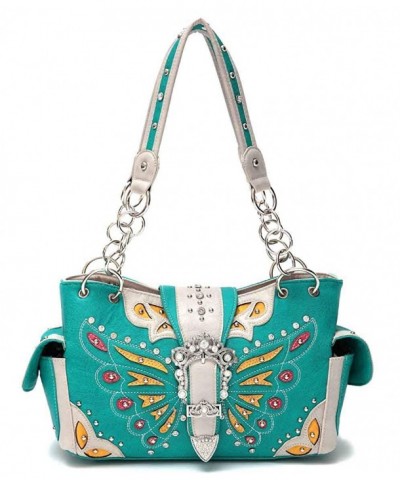 Shoulder Handbags Butterfly Rhinestone Concealed