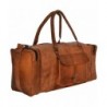 Square Duffel Overnight Weekend Leather