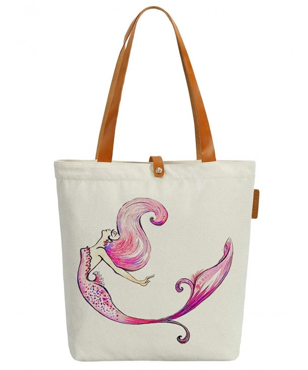 Soeach Colourful Mermaid Graphic Shoulder