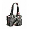 Western Concealed Embroidered Buckle Handbag