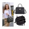 Satchel Handbags Shoulder Leather Compartment