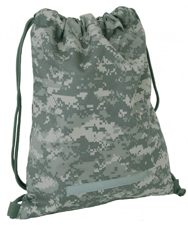 Alpha Camouflage Drawstring Backpack Digital