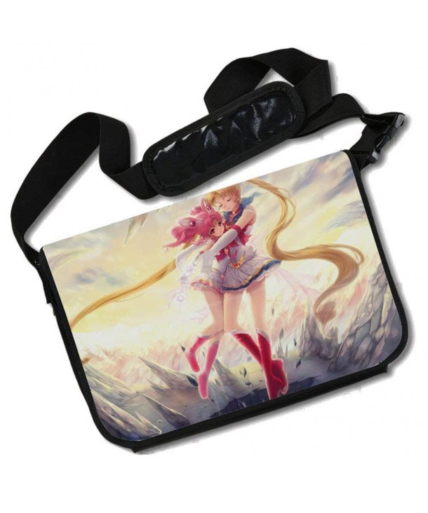 YOYOSHome Sailor Moon Anime Luna Waterproof PU Backpack Messenger Bag Shoulder Bag 