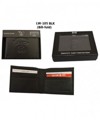 RFID Shriners Wallet LW 105 Black