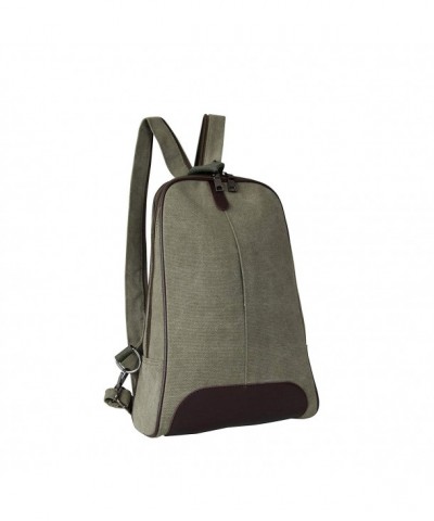 Mad Style Canvas Stylish Backpack Army