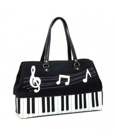 Piano Canvas Leatherette Doctors Satchel