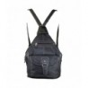 Genuine Leather Convertible Shoulder Backpack