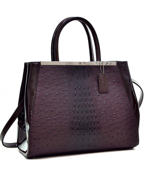 Dasein Handbags Structured Briefcase Shoulder