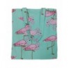 Flowertree Womens Flamingo Canvas Shopping