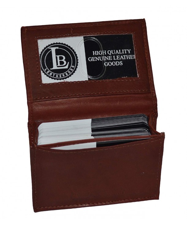 LeatherBoss 0031rr Business Holder Brown