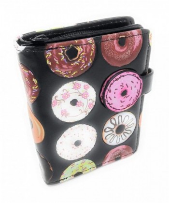 Donut Wallet Women Small Black