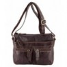 ILISHOP Leather Vintage Crossbody Shoulder