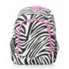 Zebra Print Large Lightweight Backpack