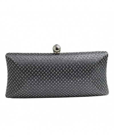 DMIX Womens Rhinestone Clutches Evening