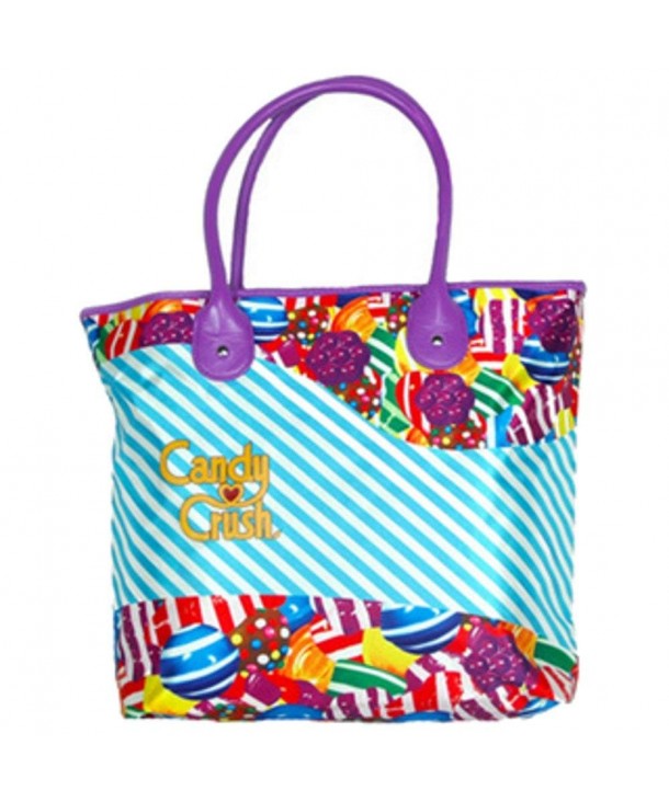 Candy Crush Pink Blue Tote