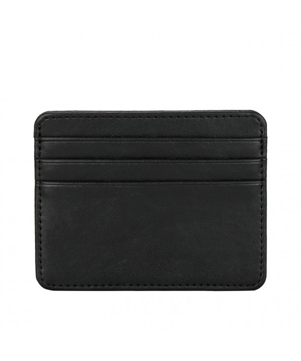 Men's Leather Wallet Credit Card Case Holder - Unique Credit Card Purse ...