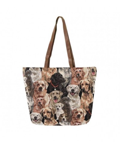 Tapestry Shoulder Handbag Labrador Charles