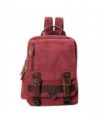 Dececos Canvas Backpack Rucksack Messenger