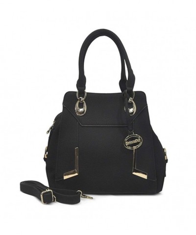 Sorrentino Womens Handbag Satchel Black