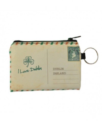 Pouch Keyring Dublin Postcard Design