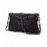 Studded Leather Designer Shoulder Handbag