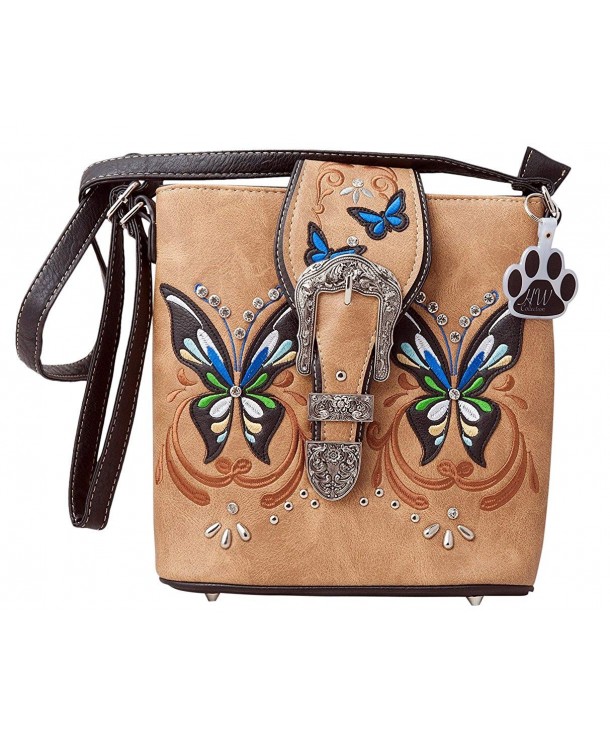 HW Collection Butterfly Concealed Crossbody
