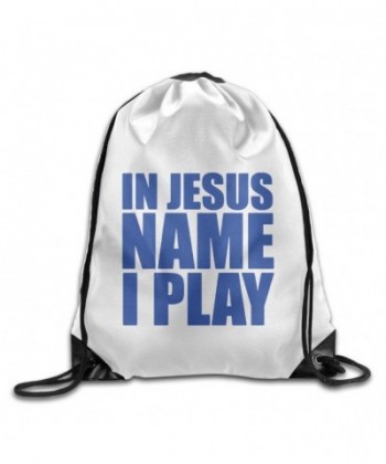 Unisex Jesus Sports Drawstring Backpack