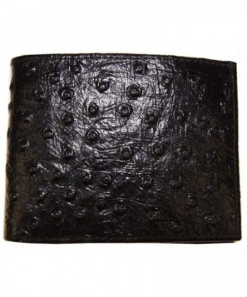 Genuine Leather Ostrich Designed Embossed
