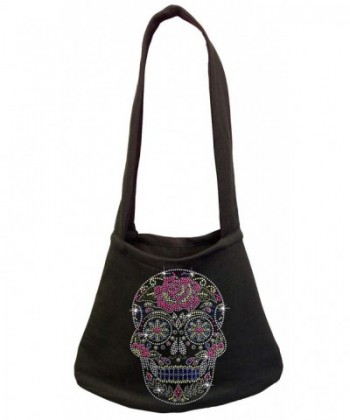 Rhinestone Sugar Skull Purse Shoulder