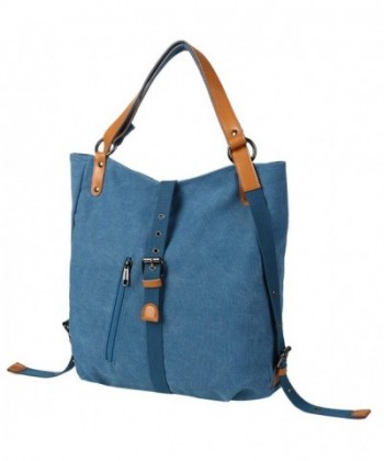 Women Girl Backpack Purse Convertible Canvas Rucksack Shoulder Bag ...
