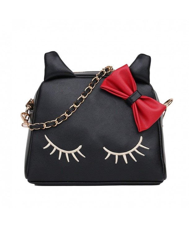 XMLiZhiGu Leather Bowknot Shoulder Crossbody