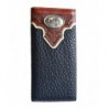 western praying concho leather bifold