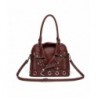 Handle Studded Handbag Detachable Shoulder