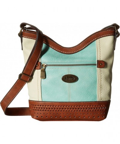 Womens Fanning Bottom Crossbody Saddle