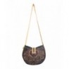 Changnoi Mocha Crossbody Embroidered Fabric