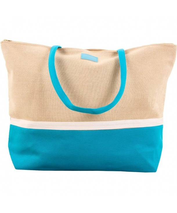 SLM Canvas Shoulder Shopper Bag Blue