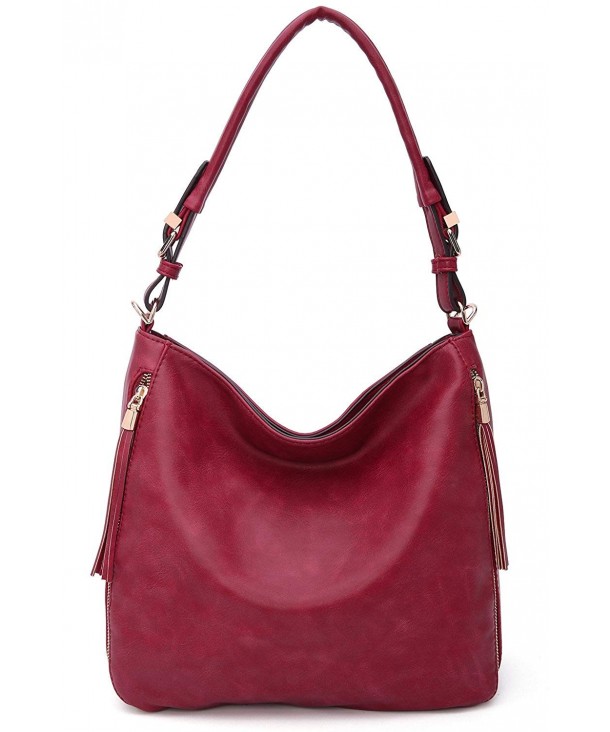 Collection Orton Hobo Handbag Burgandy