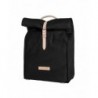 Italy Canvas Backpack Leather Black