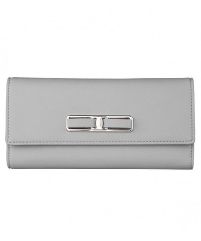 Leather Wallet Buckle Elegant Handbag