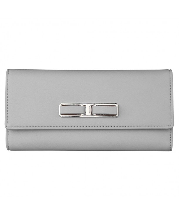 Leather Wallet Buckle Elegant Handbag