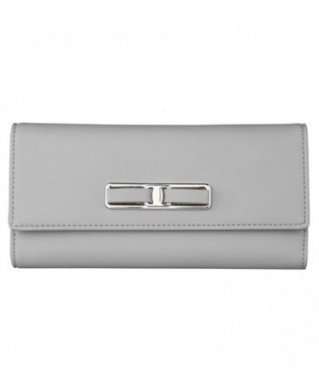Leather Wallet Buckle Elegant Handbag