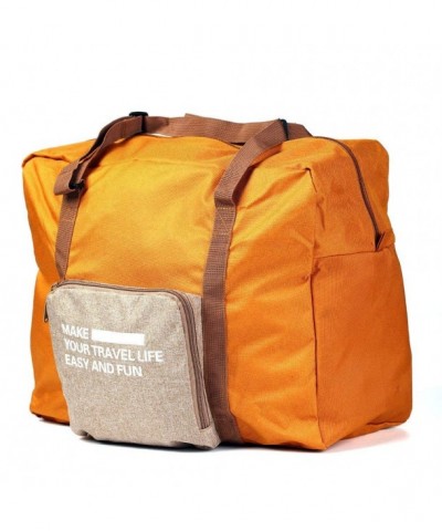 Foldable Lightweight Duffel Luggage Terracotta