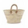 Moroccan Straw Shopper Leather Handles